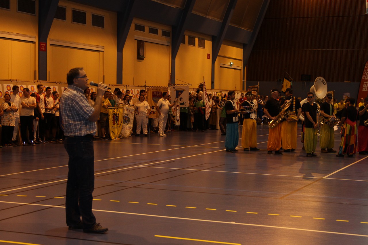 Les archers de la savoureuse au 24H internationales de Belfort 2015.
